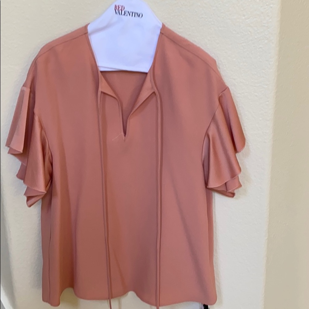 New Red Valentino blouse peach color